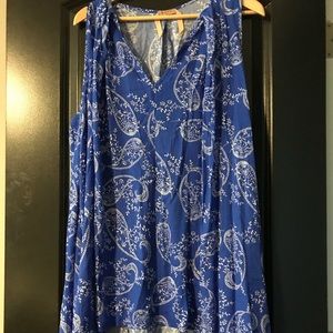 Royal Blue Summer Beach Dress